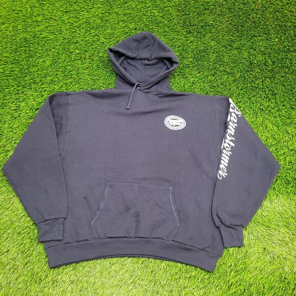 Vintage 90s Barnstormer Hoodie Womens XL 22x22 Crop Boxy USA - Picture 1 of 15